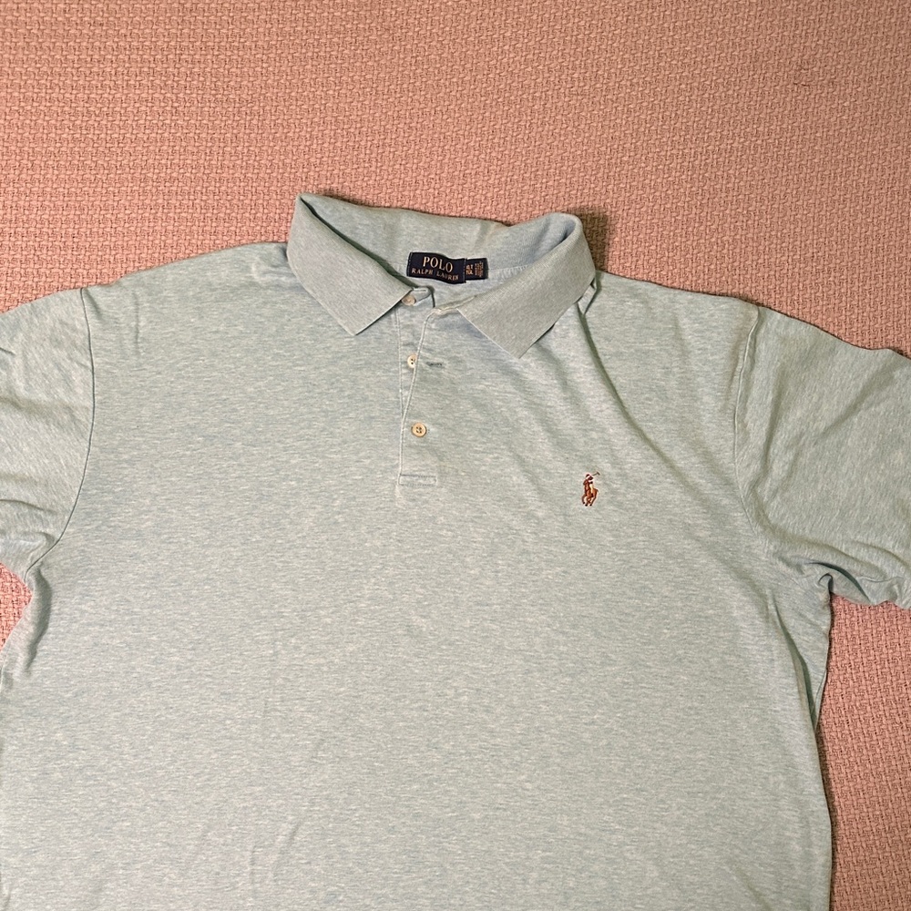 Polo by Ralph Lauren Men's Sky Blue Polo Shirt